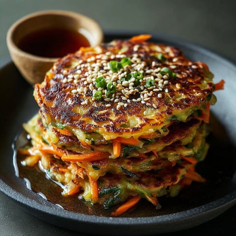 Pancakes coréens aux légumes