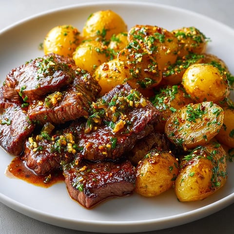 Boeuf sauté et pommes de terre