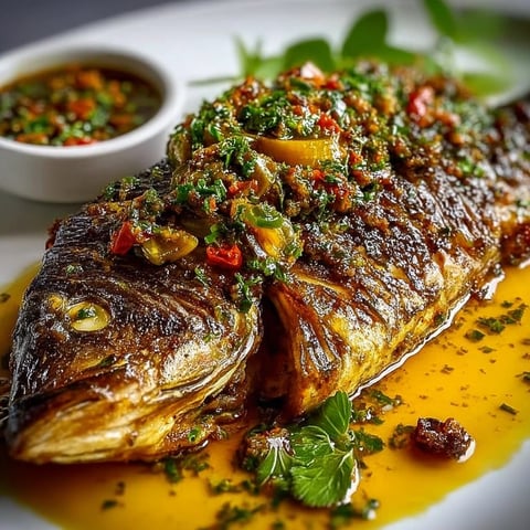 Poisson braisé camerounais