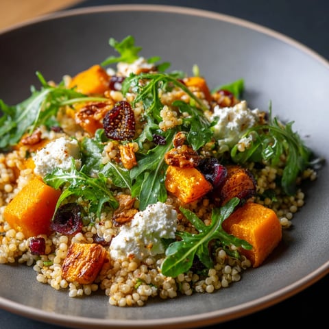 Salade d'automne butternut et boulgour