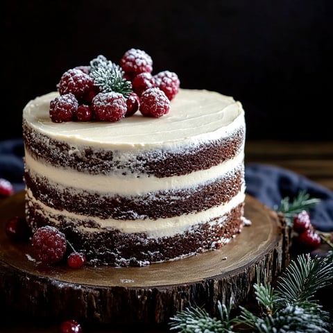 A vegan cake with raspberries on top.