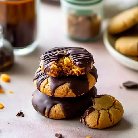 Chocolate cookies with chocolate chips and nuts.