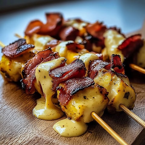 Bacon wrapped appetizers with cheese.